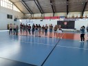 Spotkanie w Lokalnym Ośrodku Sportowym w Nowym Dworze Maz-I liga kobiet w piłce siatkowe